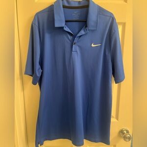 Men’s Cobalt Blue XL Nike Dri Fit Golf Polo
